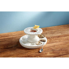 Load image into Gallery viewer, Reversible Seafood Tower/Pedestal Set
