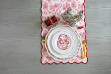 Load image into Gallery viewer, Toile Christmas Table Runner
