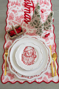 Toile Christmas Table Runner