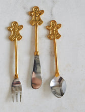 Load image into Gallery viewer, Gingerbread Man Cutlery
