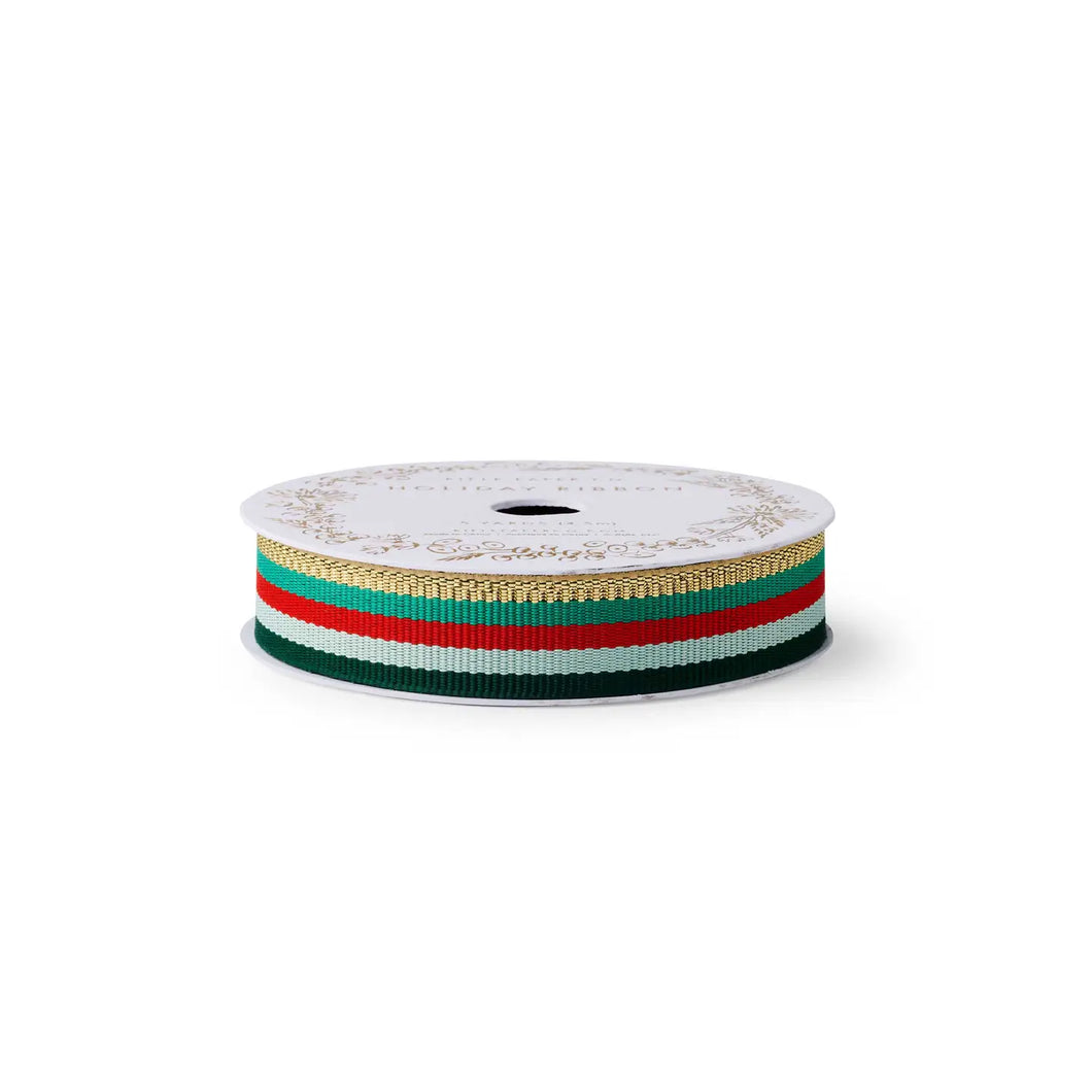 Holiday Stripe Grosgrain Ribbon