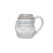 Load image into Gallery viewer, Stoneware Snowman Pitcher
