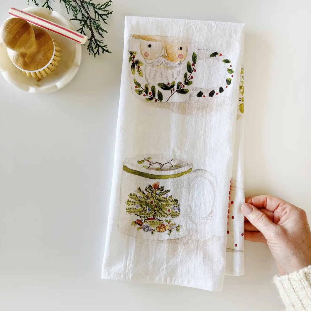 Christmas Mug Tea Towel