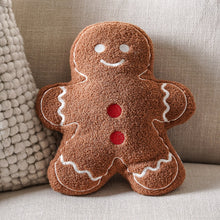 Load image into Gallery viewer, Gingerbread Man Pillow
