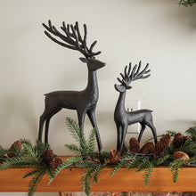 Load image into Gallery viewer, Black Resin Reindeer
