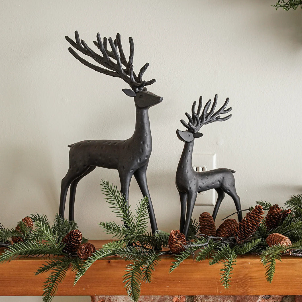 Black Resin Reindeer