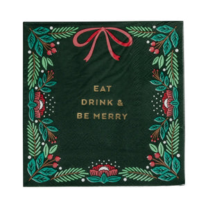 Eat, Drink & Be Merry Napkin