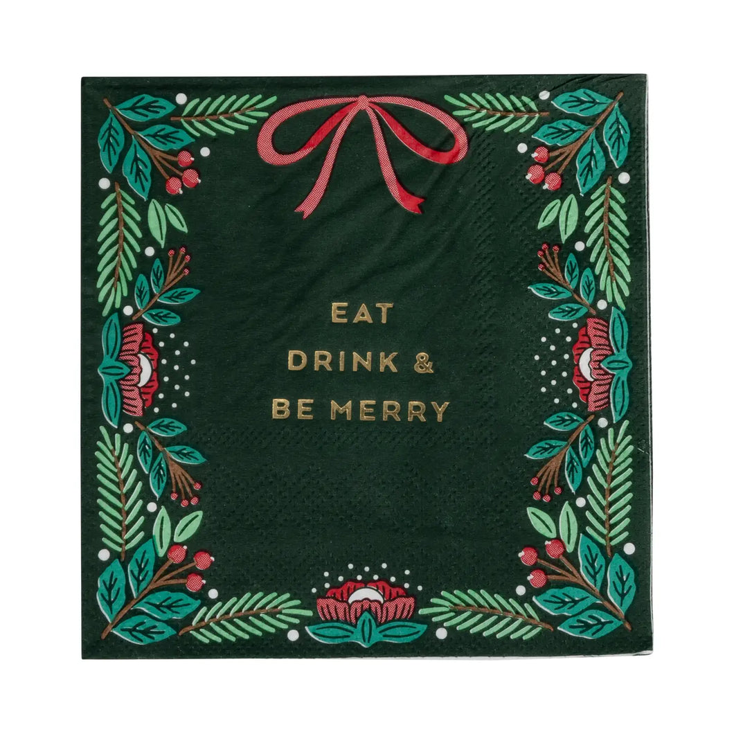 Eat, Drink & Be Merry Napkin