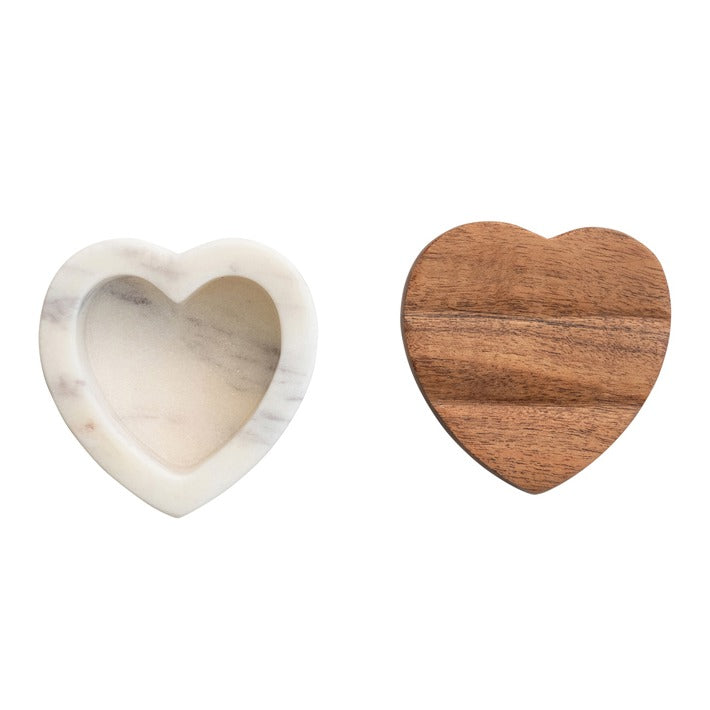 Marble Heart Box