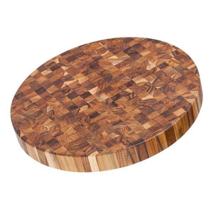 Circular Butcher Block Cutting Board