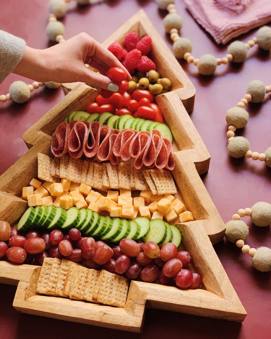 Wood Tree Serving Board