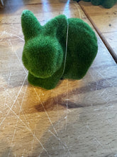 Load image into Gallery viewer, Green Mossy Flocked Bunnies
