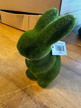 Load image into Gallery viewer, Green Mossy Flocked Bunnies
