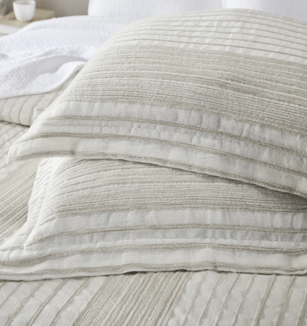 Avalon Pure Linen Stripes  Duvet Cover