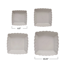 Load image into Gallery viewer, Stoneware Serving Dishes w/ Scalloped Edge
