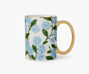 Hydrangea Porcelain Mug