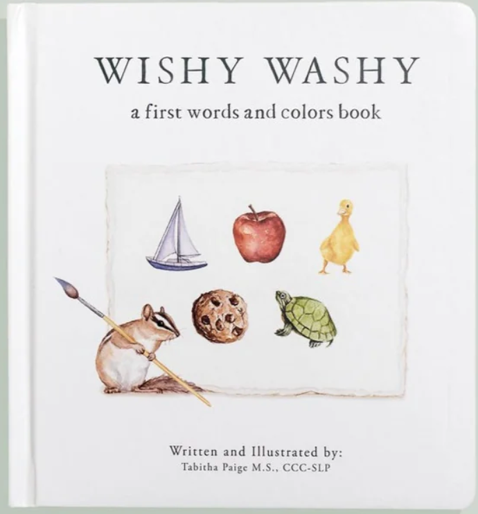 Wishy Washy: A Board Book of First Words and Colors