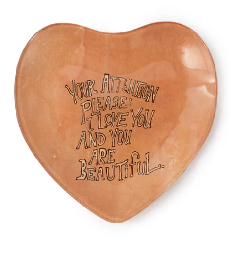 Sugarboo Heart Decoupage Plate