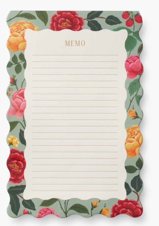 Roses Large Memo Notepad