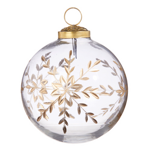 Gold Etched Ornament