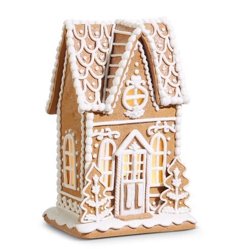 Lighted Gingerbread House