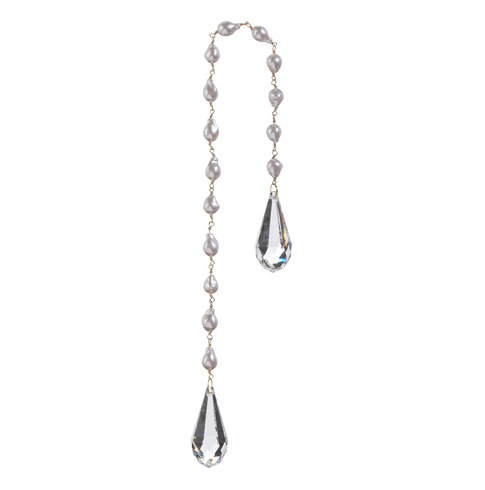 Pearl Chain Drop Ornament