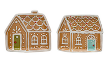 Load image into Gallery viewer, Ceramic Gingerbread House Plate
