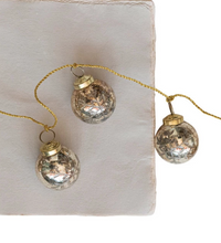 Load image into Gallery viewer, Snowflake Mercury Ball Ornament Garland
