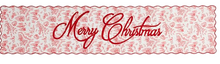 Load image into Gallery viewer, Toile Christmas Table Runner
