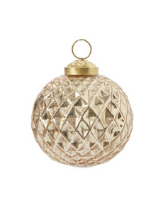 Diamond Etched Ornament