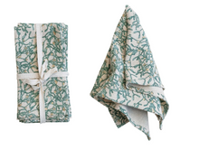 Load image into Gallery viewer, Cotton &amp; Linen Botanical Napkins
