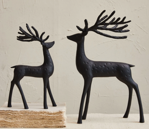 Black Resin Reindeer