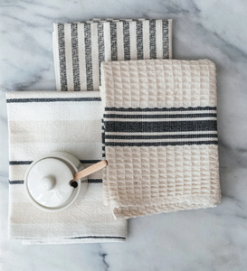 Cotton + Waffle Weave Tea Towel