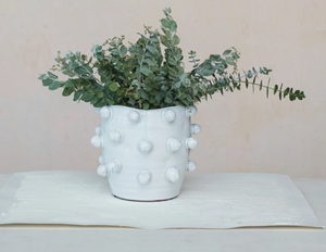 Handmade Hobnail Terra-cotta Planter