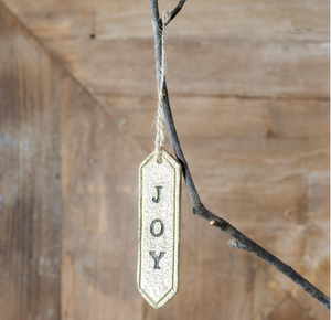 Brass Joy Ornament