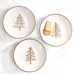 Evergreen Dessert Plate