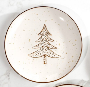 Evergreen Dessert Plate