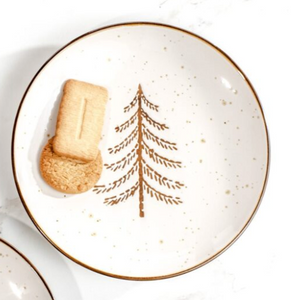 Evergreen Dessert Plate