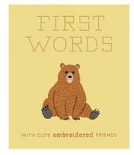 Load image into Gallery viewer, First Words with Cute Embroidered Friends
