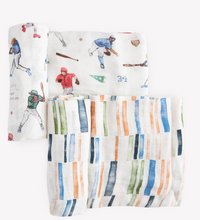 Load image into Gallery viewer, Deluxe Muslin Swaddle Blanket 2 Pack
