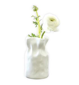 Mini Cinched Ceramic Vase