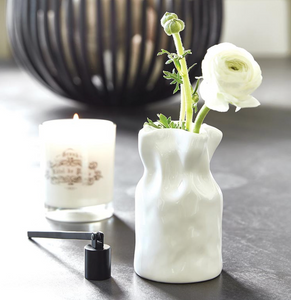 Mini Cinched Ceramic Vase