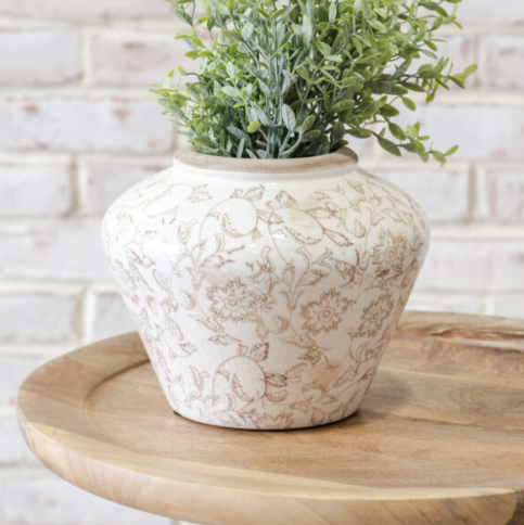 Beige Heirloom Vase