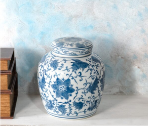 Floral Porcelain Jar