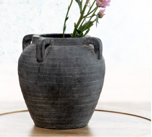 Charcoal Handle Vase