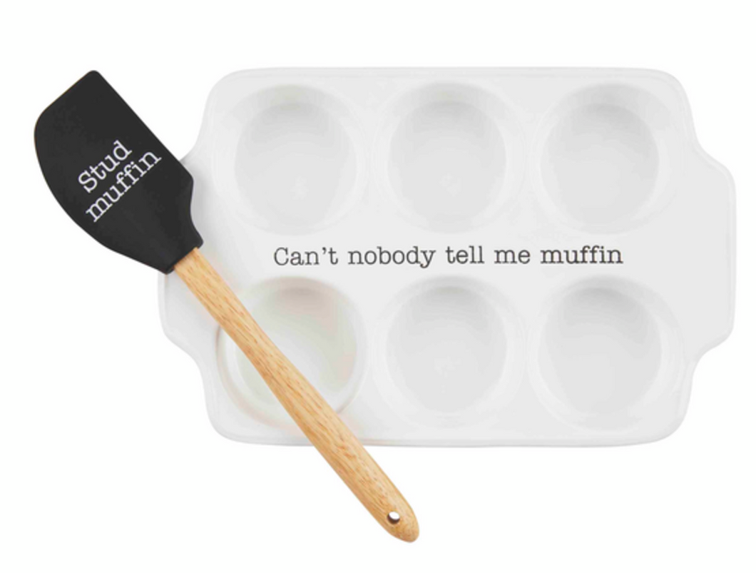 Muffin Tray and Spatula Set