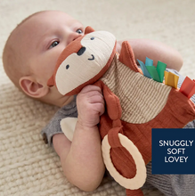 Load image into Gallery viewer, Fox Bitzy Crinkle™ Sensory Toy with Teether
