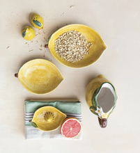 Load image into Gallery viewer, Stoneware Lemon Shaped Juicer
