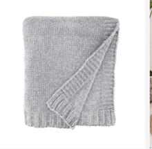 Load image into Gallery viewer, Knitted Chenille Throw
