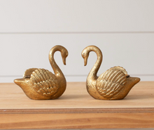 Load image into Gallery viewer, Swan Tapered Candle Holders
